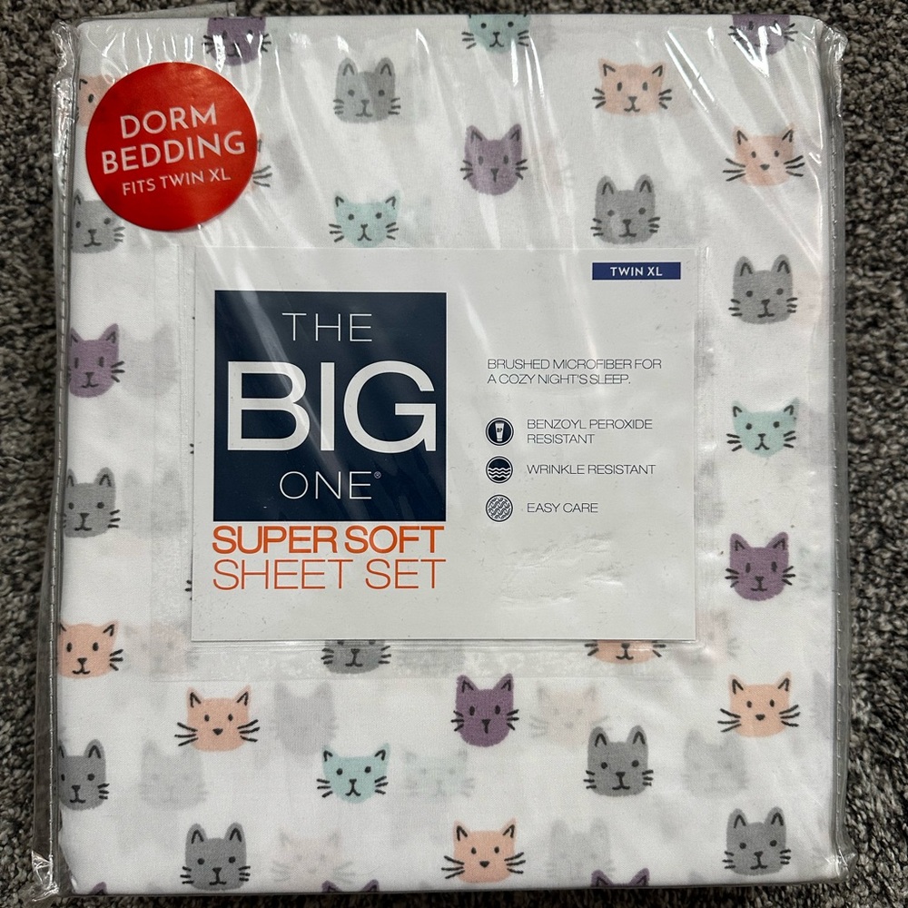 “The Big One” twin xl sheet set!